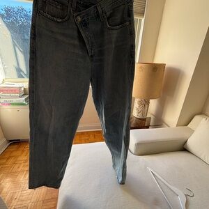 Agolde oversized Assymetrical Jeans
